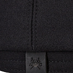 Кепка восьмиклинка черная 802 Black (Серо-черный) подробное фото